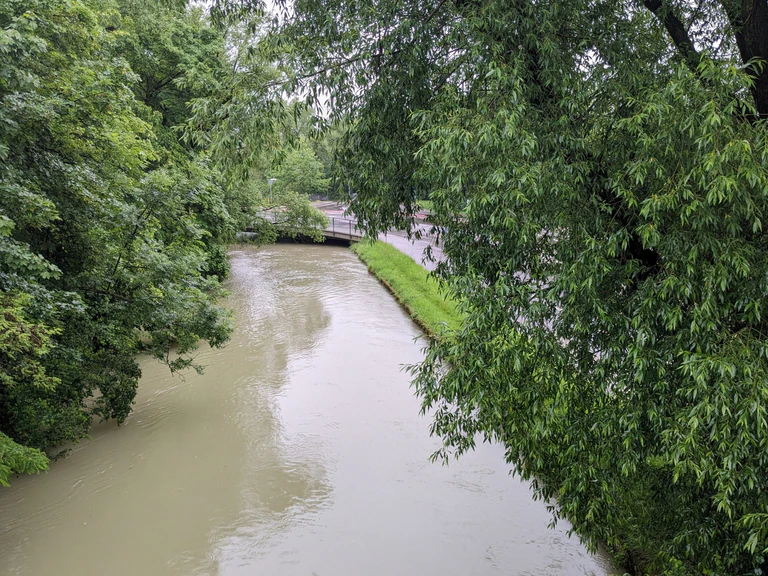 Hochwasser, Proviantbach — © Bild: Radio Augsburg