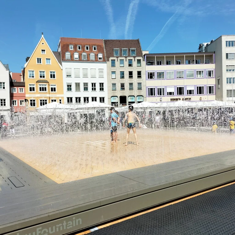 Wasserspielplatz — © Bild: Radio Augsburg