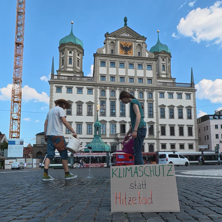 — © Bild: Klimaaktivisten Augsburg