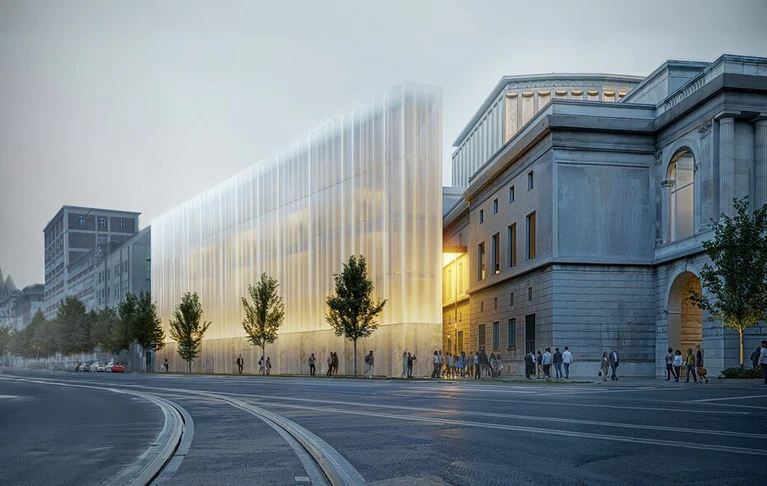 Staatstheater, kleines Haus — © Visualisierung: Architekturbüro HENN